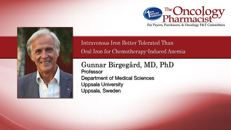 Intravenous Iron Better Tolerated Than Oral Iron for Chemotherapy-Induced Anemia